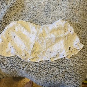 Hollister White Crop Top